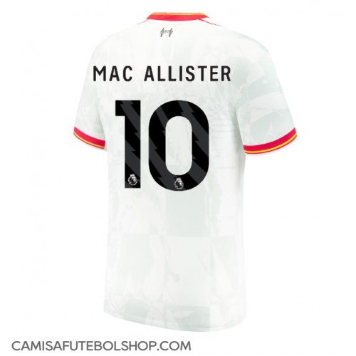 Camisa de time de futebol Liverpool Alexis Mac Allister #10 Replicas 3º Equipamento 2024-25 Manga Curta